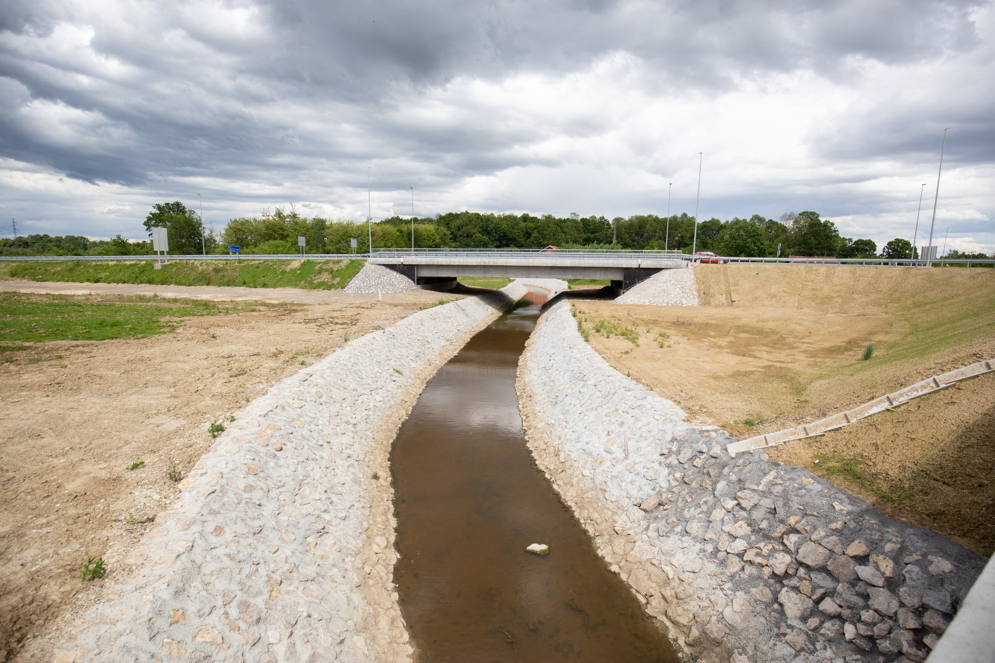 What is a storm water (drainage) easement?